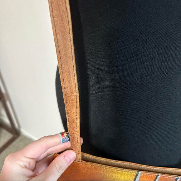 Anuschka Hand Painted Crossbody Leather Bag - Picture 9 of 15